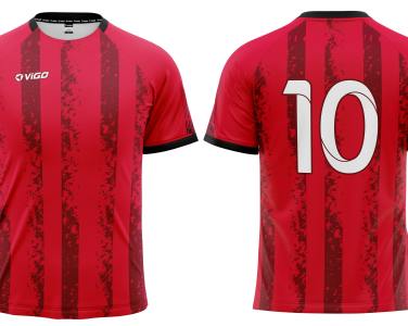 koszulka-pilkarska-striker9-czerwona