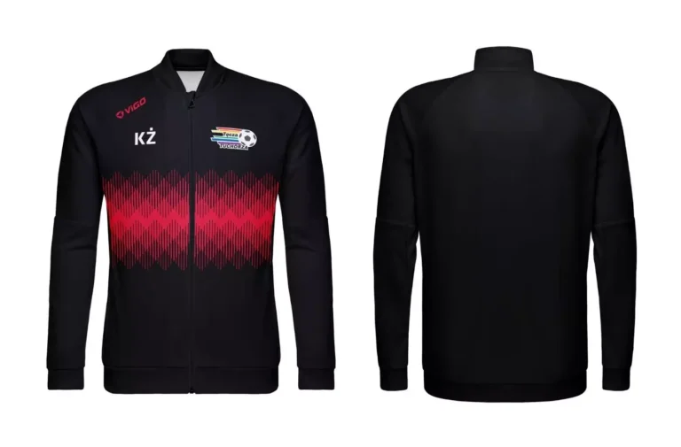 Bluza treningowa z długim zamkiem dla Tęcza Tuchorza
