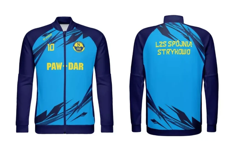 Bluza treningowa z długim zamkiem dla LZS Spójnia Strykowo