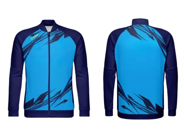 Bluza treningowa bez kaptura z zamkiem - wzór 4