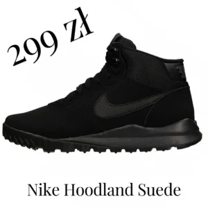 Buty na jesień Nike Hoodland Suede czarne