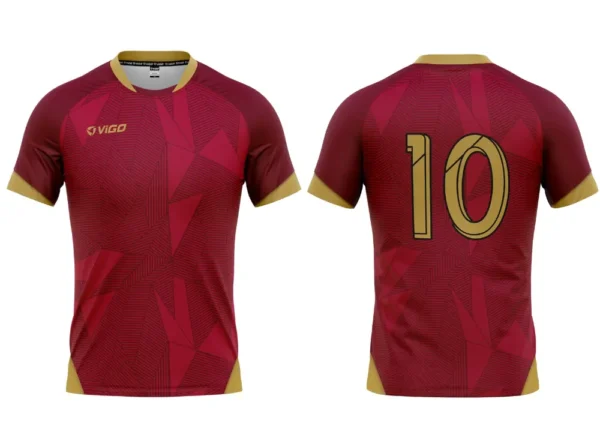 Strój piłkarski Champion 1 w kolorze bordowym