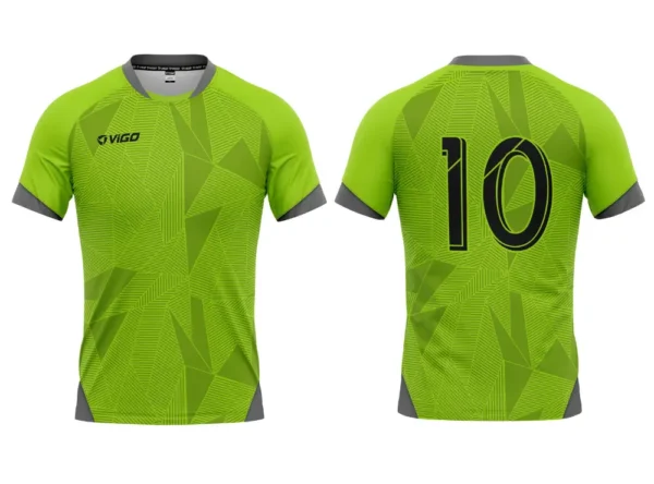 Strój piłkarski Champion 1 w kolorze limonkowym