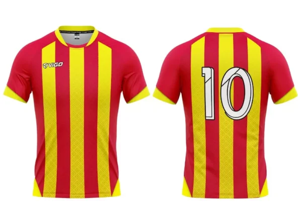 Koszulka piłkarska Champion 3 w kolorze żółto-czerwonym