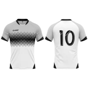 Koszulka piłkarska Champion 6 w kolorze biało-czarnym