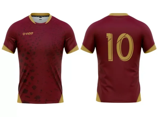 Koszulka piłkarska Champion 7 w kolorze bordowym