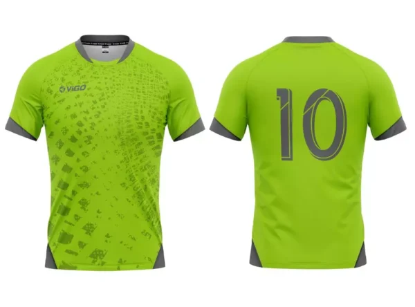 Koszulka piłkarska Champion 7 w kolorze limonkowym