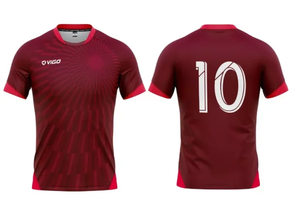 Koszulka piłkarska Champion 8 w kolorze bordowym