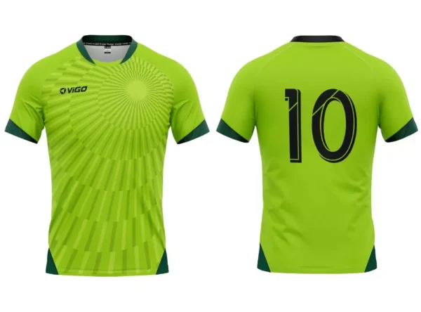 Koszulka piłkarska Champion 8 w kolorze limonkowym