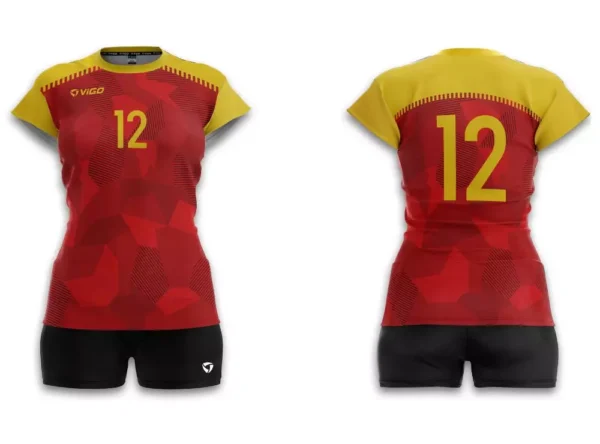 Koszulka siatkarska damska Tactic w kolorze czerwonym