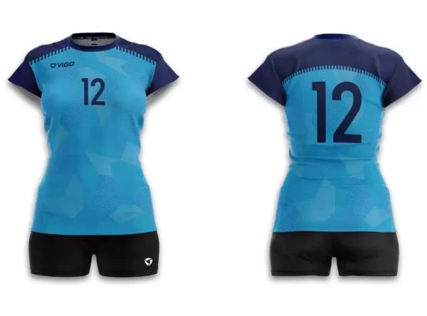 Koszulka siatkarska damska Tactic w kolorze niebieskim