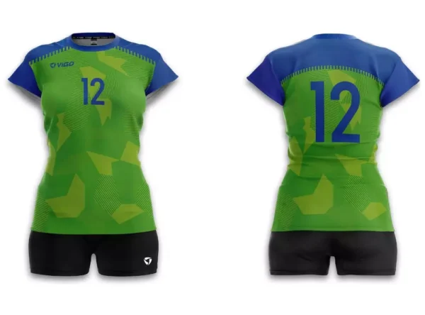 Koszulka siatkarska damska Tactic w kolorze zielonym