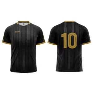 Koszulka piłkarska Striker 1 w kolorze czarnym