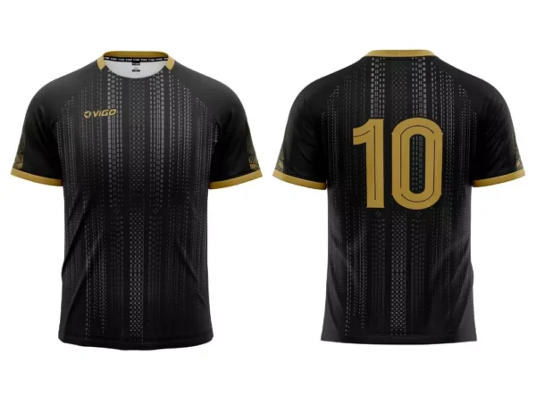 Koszulka piłkarska Striker 1 w kolorze czarnym