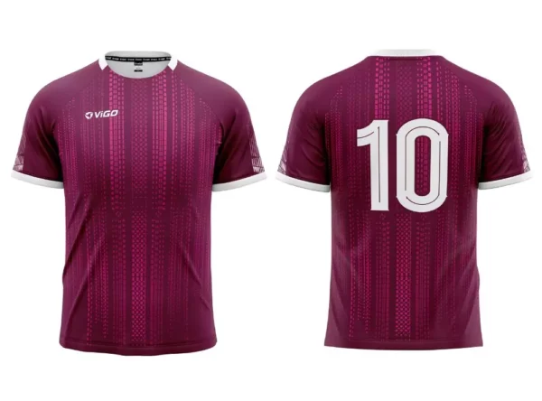 Koszulka piłkarska Striker 1 w kolorze fioletowym