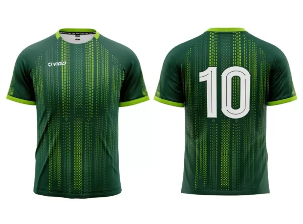 Koszulka piłkarska Striker 1 w kolorze zielonym