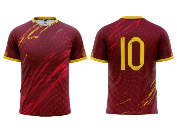 Koszulka piłkarska Striker 2 w kolorze bordowym