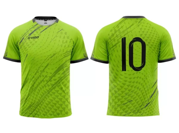 Koszulka piłkarska Striker 2 w kolorze limonkowym