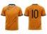 Koszulka piłkarska Striker 2 w kolorze pomarańczowym
