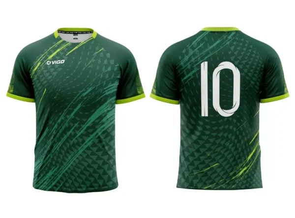 Koszulka piłkarska Striker 2 w kolorze zielonym