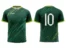 Koszulka piłkarska Striker 2 w kolorze zielonym