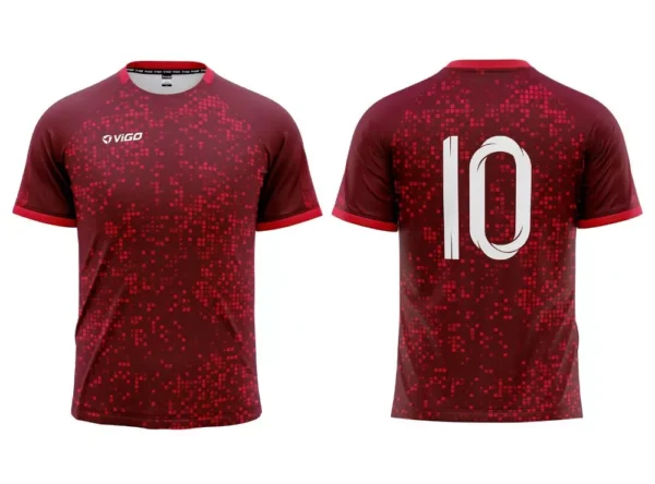 Koszulka piłkarska Striker 3 w kolorze bordowym