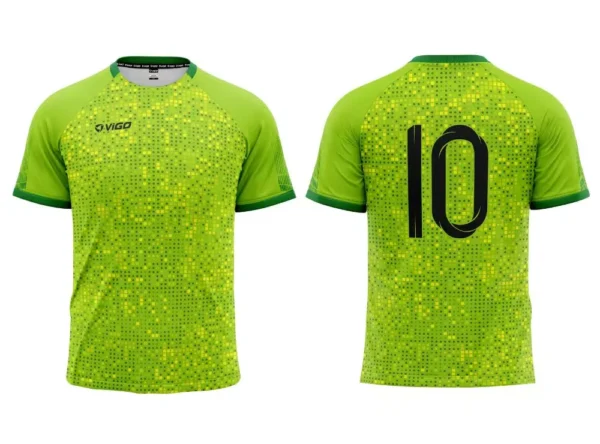 Koszulka piłkarska Striker 3 w kolorze limonkowym