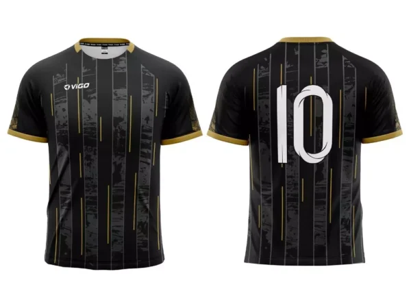 Koszulka piłkarska Striker 5 w kolorze czarnym