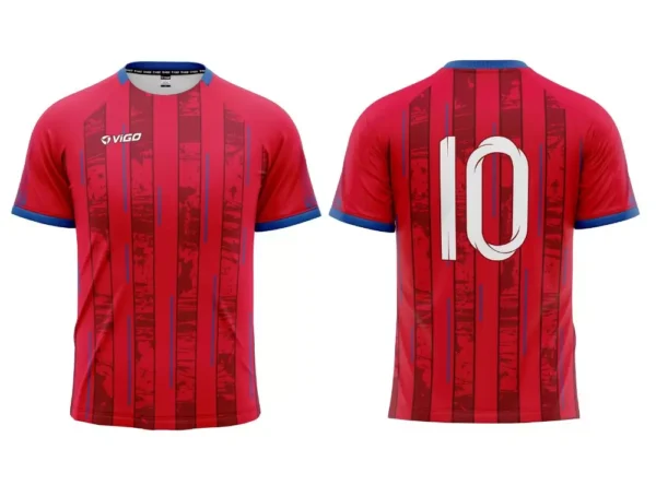 Koszulka piłkarska Striker 5 w kolorze czerwonym