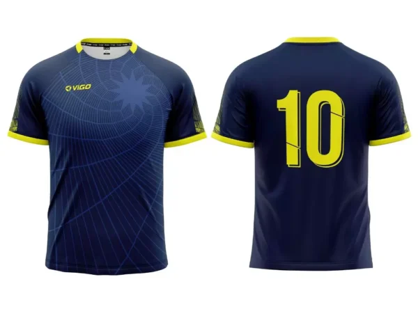 Strój piłkarski Striker 6 w kolorze granatowym