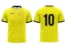 Strój piłkarski Striker 6 w kolorze żółtym