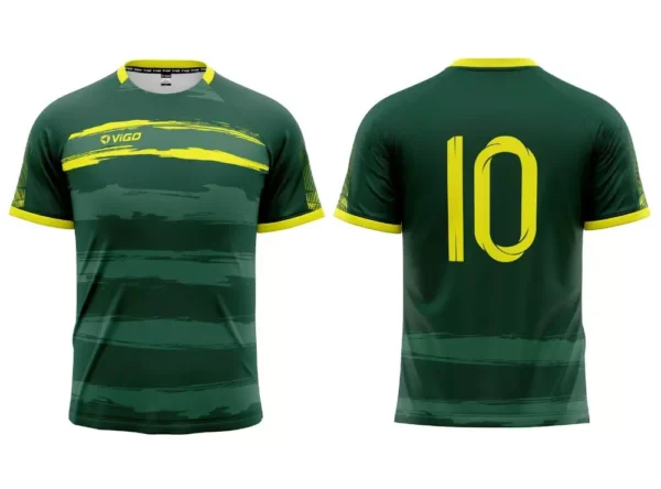 Strój piłkarski Striker 7 w kolorze zielonym