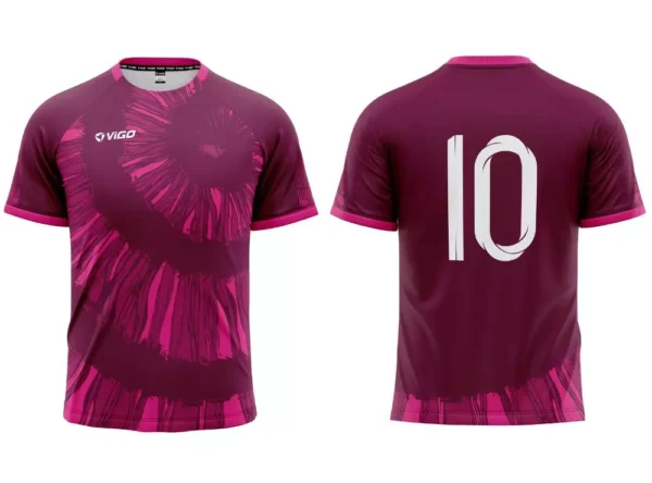 Strój piłkarski Striker 8 w kolorze fioletowym