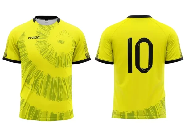 Strój piłkarski Striker 8 w kolorze żółtym