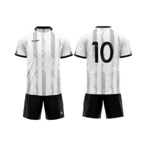 Strój piłkarski Striker 9 w kolorze białym