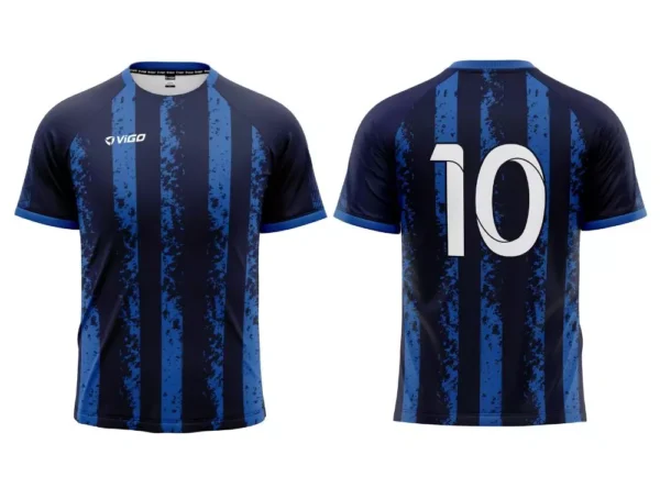 Strój piłkarski Striker 9 w kolorze granatowym