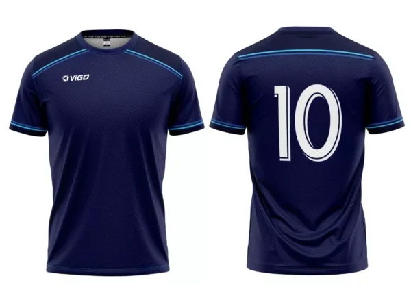 Koszulka piłkarska Team 1 w kolorze granatowym