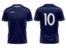 Koszulka piłkarska Team 1 w kolorze granatowym