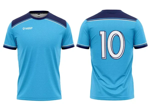 Koszulka piłkarska Team 1 w kolorze niebieskim