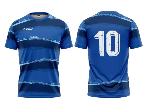 Koszulka piłkarska Team 1 w kolorze niebieskim