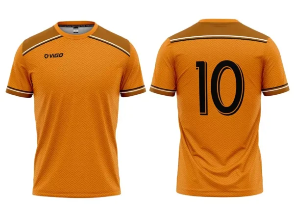 Koszulka piłkarska Team 1 w kolorze pomarańczowym