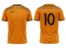 Koszulka piłkarska Team 1 w kolorze pomarańczowym