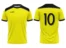 Koszulka piłkarska Team 1 w kolorze żółtym