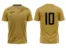 Koszulka piłkarska Team 3 w kolorze złotym