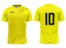 Koszulka piłkarska Team 3 w kolorze żółtym