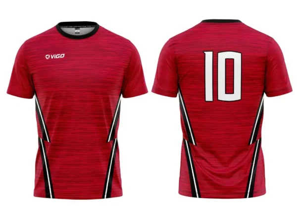 Koszulka piłkarska Team 4 w kolorze czerwonym