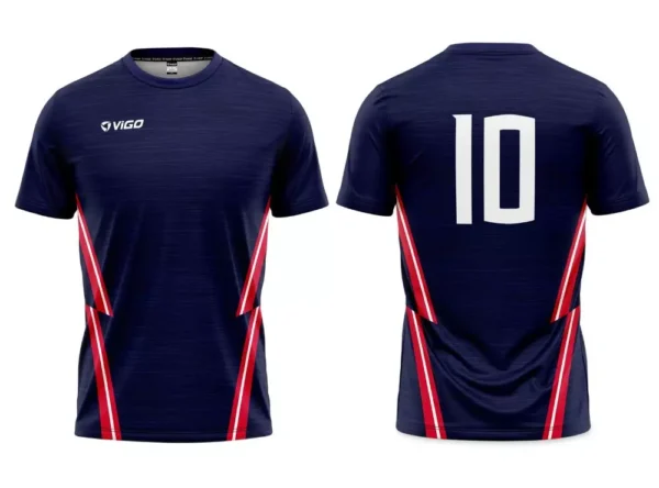 Koszulka piłkarska Team 4 w kolorze granatowym