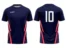 Koszulka piłkarska Team 4 w kolorze granatowym
