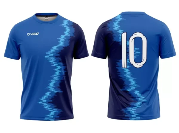 Koszulka piłkarska Team 5 w kolorze niebiesko-granatowym