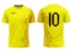 Koszulka piłkarska Team 5 w kolorze żółtym